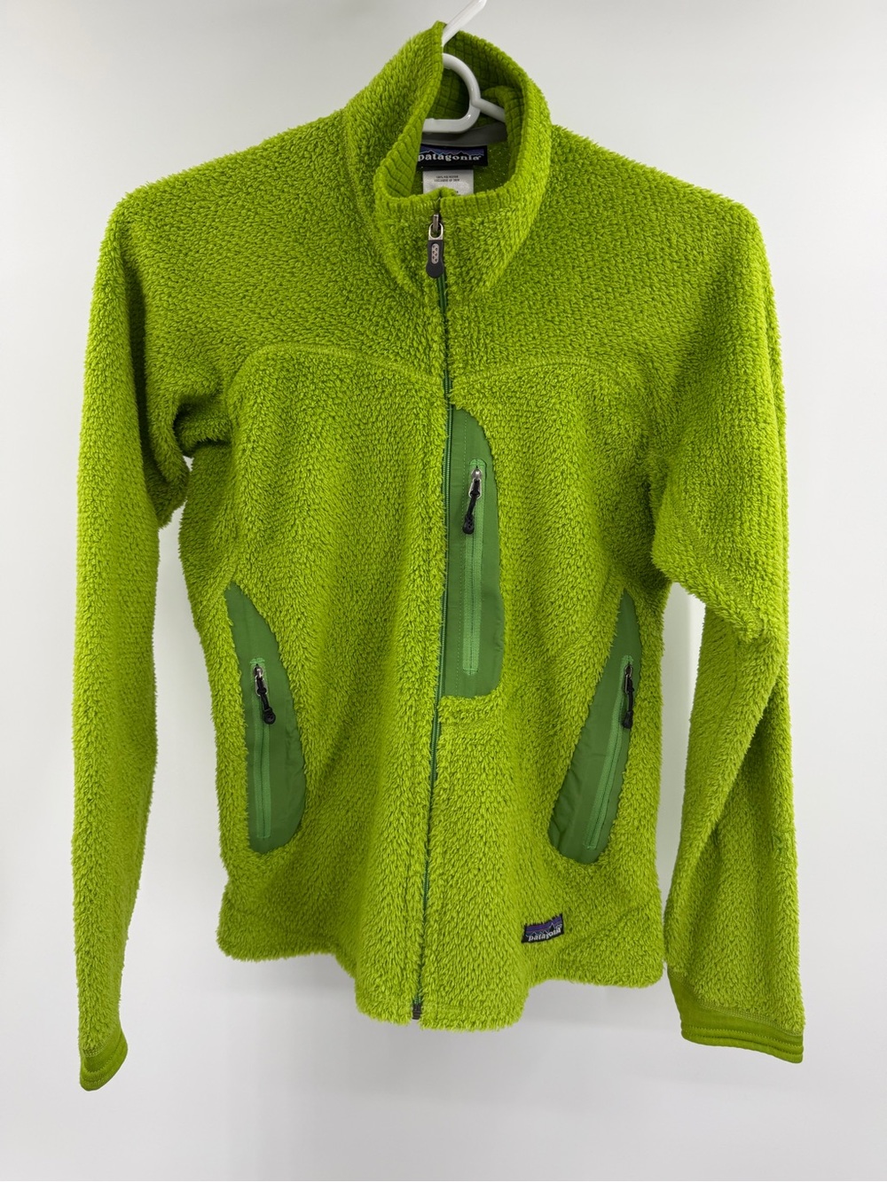 Patagonia Women's R2 jacket full Zip Polartec Leaf Green‎ 2010 Size Small